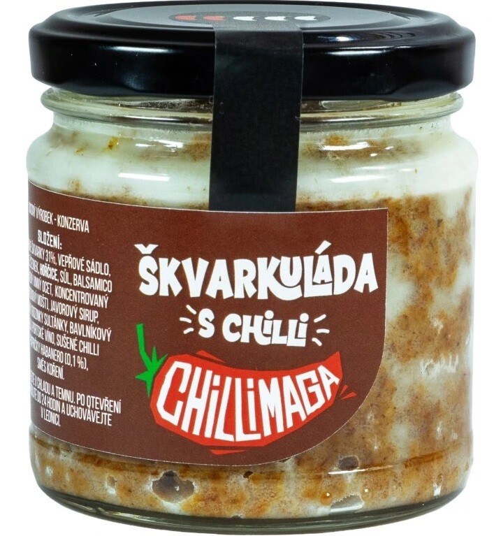 ChilliMaga Škvarkuláda s chilli 190 g