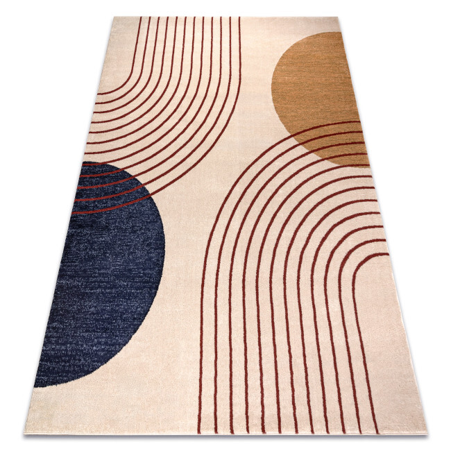 Koberec FUSION 0001 béžový / bordó