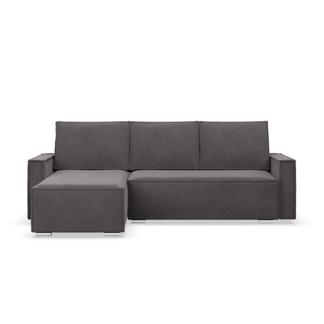 Rohová rozkládací sedačka NOTO Poso 022 tmavě šedá