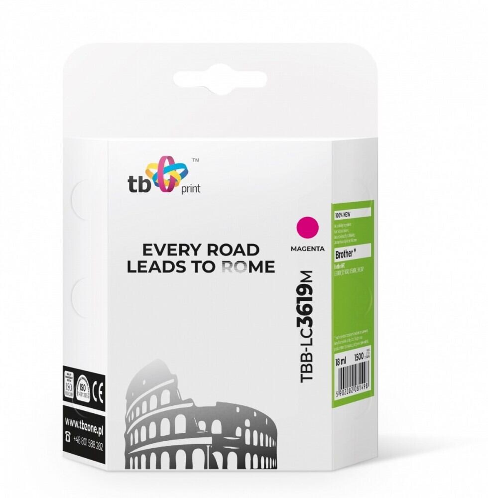 Ink. kazeta TB kompat. s Brother MFC-J2330DW Magenta TBB-LC3619M