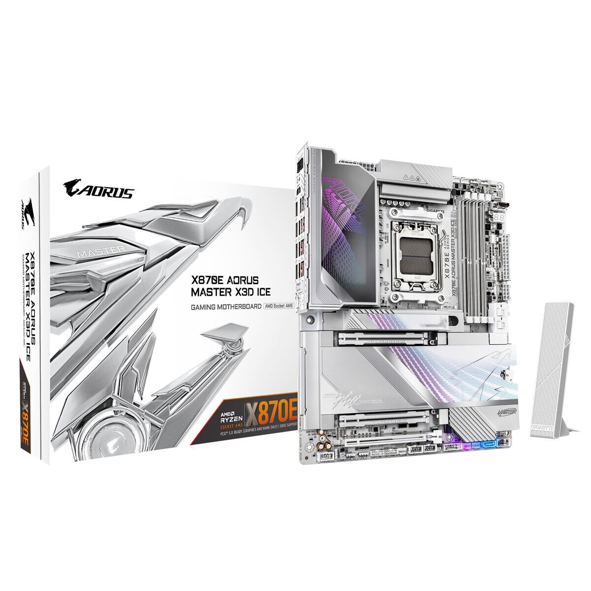 GIGABYTE X870E AORUS MASTER X3D ICE/AM5/ATX X870E A MASTER X ICE
