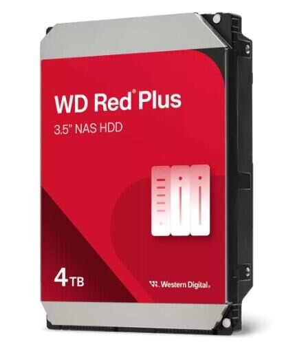 WESTERN DIGITAL HDD 4TB WD40EFZZ Red Plus 128MB SATAIII 5400rpm WD40EFZZ