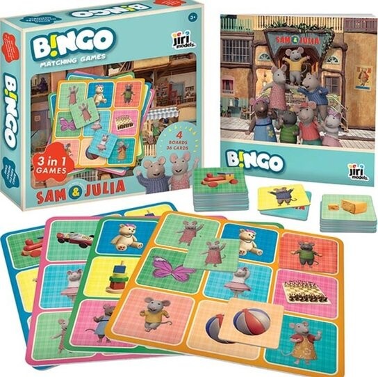 Bingo Dům myšek Sam a Julie