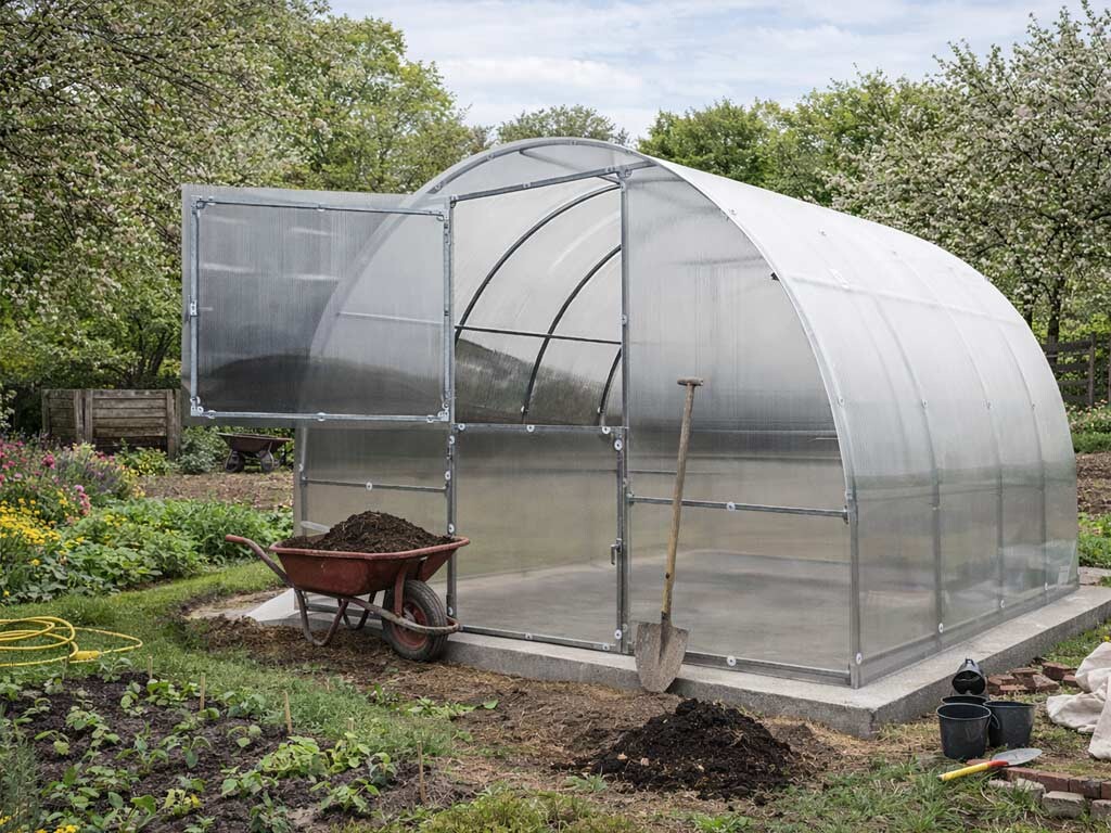 Zahradní skleník LEGI BASIL 2 x 3 m, 4 mm MT300200E4