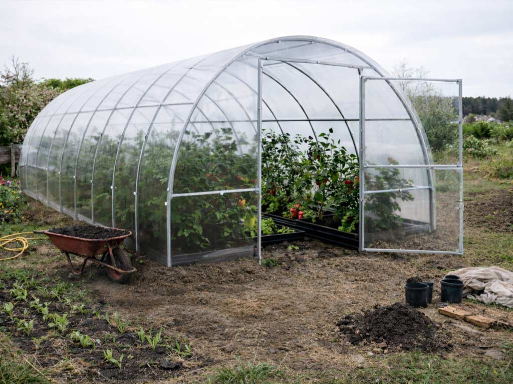 Zahradní skleník LEGI BASIL 6 x 3 m, 4 mm MT300600E4