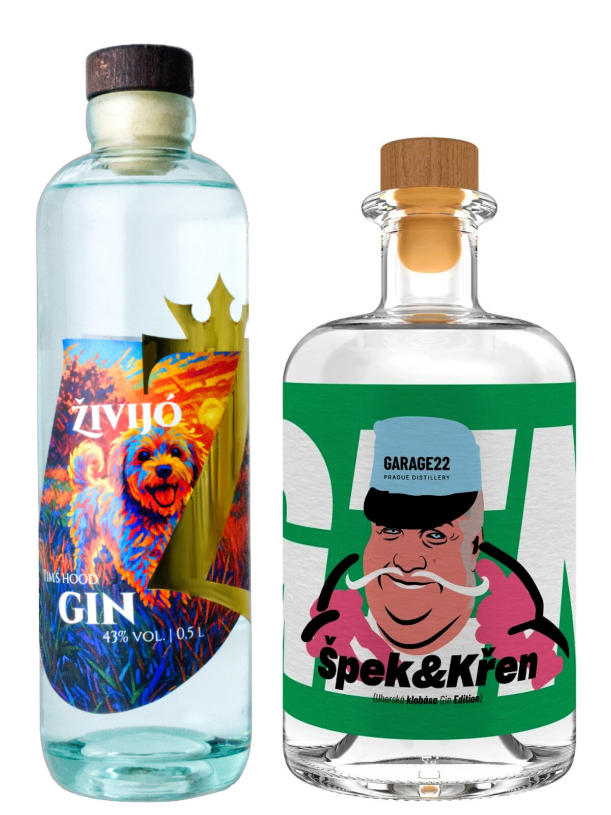 Živijó 2x GIN (Špek a Tim's hood)
