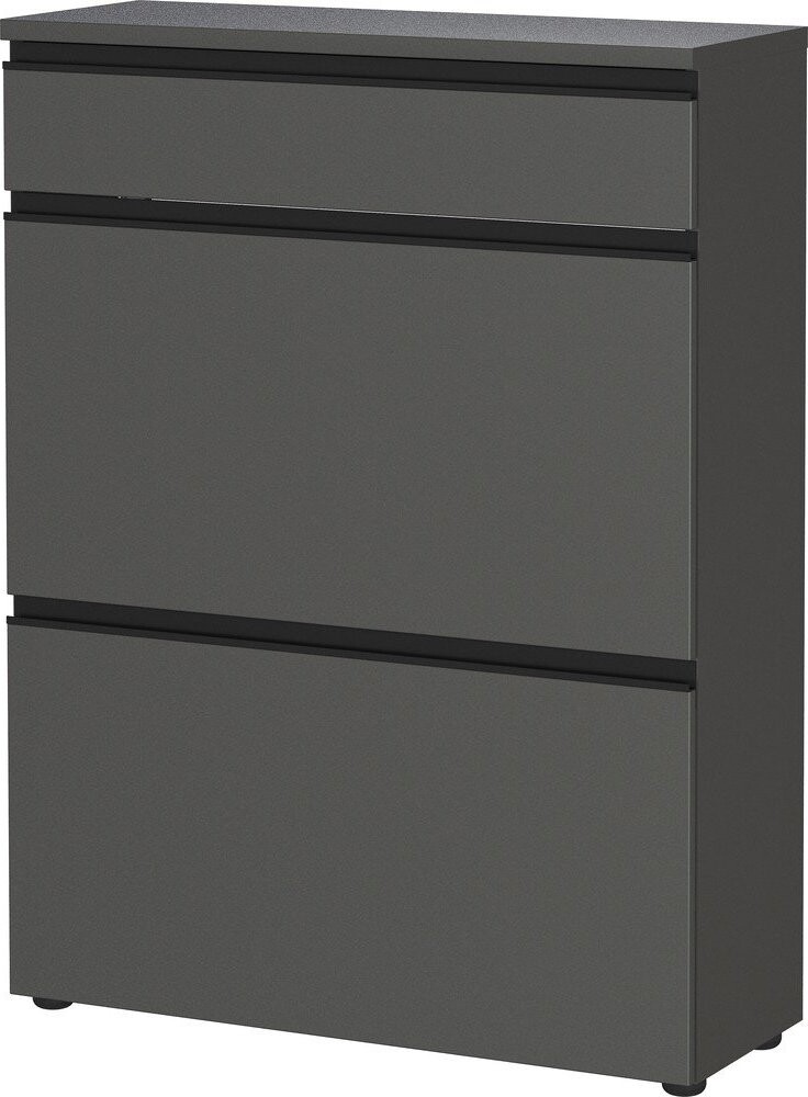 Antracitový botník 80x107x29 cm Baldone – Germania