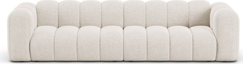 Krémová žinylková pohovka 290 cm Lupine – Micadoni