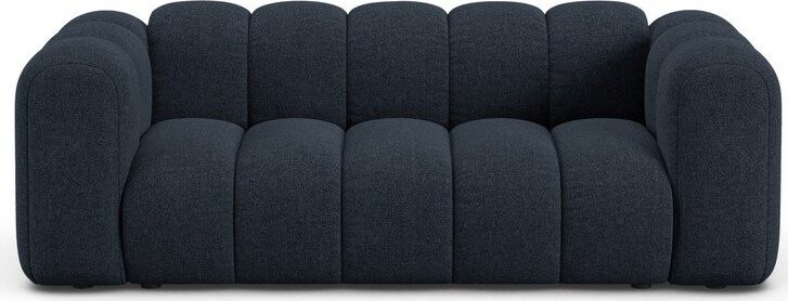 Tmavě modrá žinylková pohovka 200 cm Lupine – Micadoni