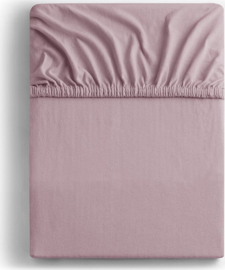 Starorůžové napínací prostěradlo jersey 80x200 cm Amber – Restilo