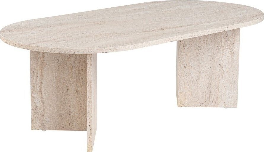 Béžový pololesklý konferenční stolek 60x119 cm Sable – Kalune Design