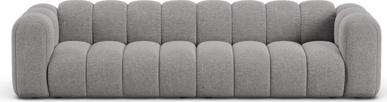 Šedá žinylková pohovka 290 cm Lupine – Micadoni