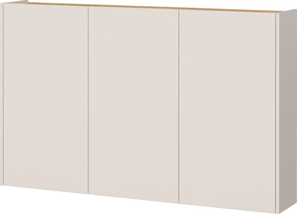 Krémová skříňka v dekoru dubu 138x87x25 cm Libbiano – Germania