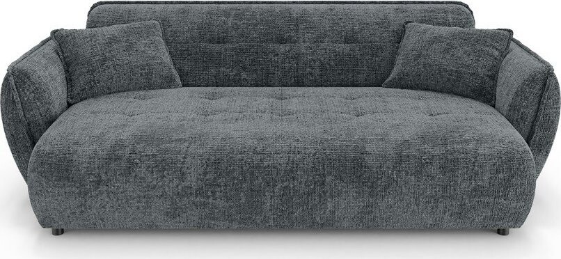 Tmavě šedá žinylková pohovka 250 cm Nelia Big – Ropez