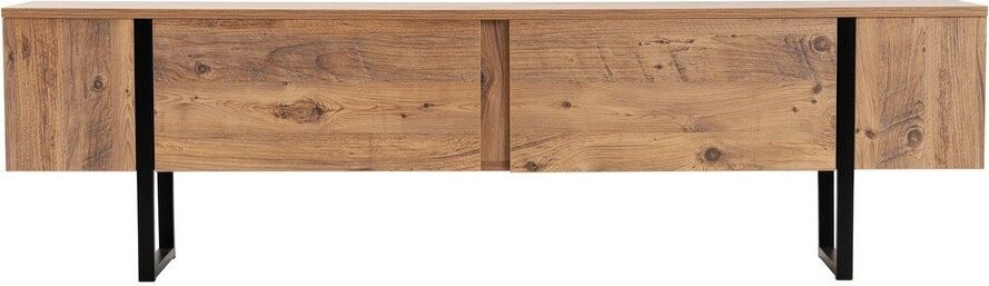 TV stolek v dekoru borovice v přírodní barvě 180x50x29,5 cm Serenity – Kalune Design