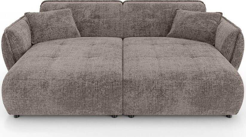 Taupe žinylková pohovka s lenoškou 252 cm Nelia Big – Ropez