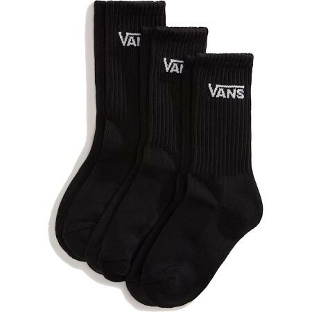 Ponožky Vans Classic Crew Rox Kids - Černá - Usxs