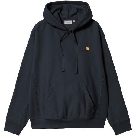 Mikina Carhartt Wip Hooded American Scri - Modrá - L