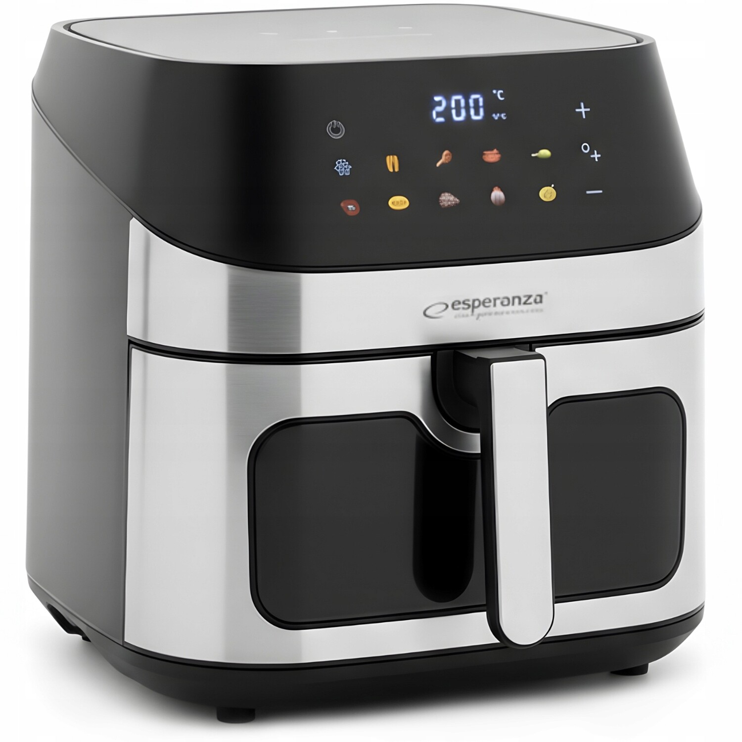 Beztučná Vzduchová Fritéza Airfryer Mocný s Okénkem 8L