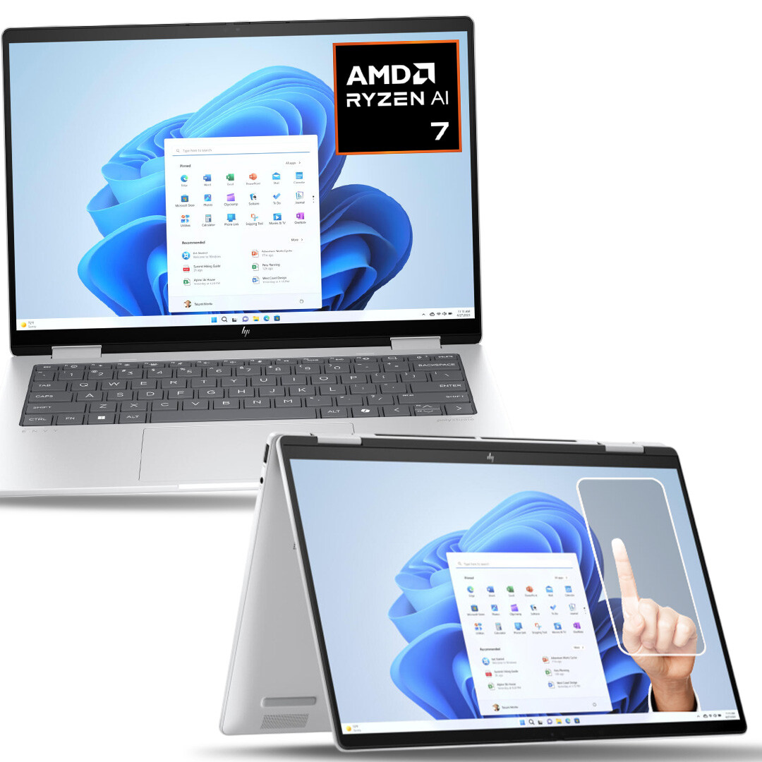 Hp Envy X360 14 FA0023DX 2v1 Ryzen 7 8840HS 16GB DDR5 1TB Ssd Fhd Dotykový displej W11