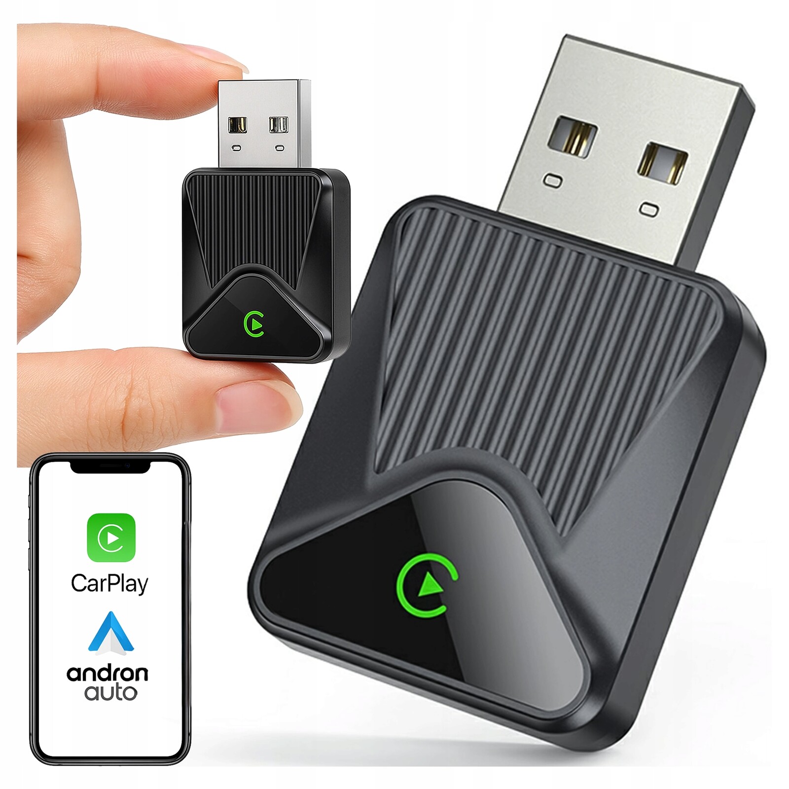 Bezdrátový Adaptér Do Auta K6 Mini Carplay Android Auto Usb 5.8GHZ