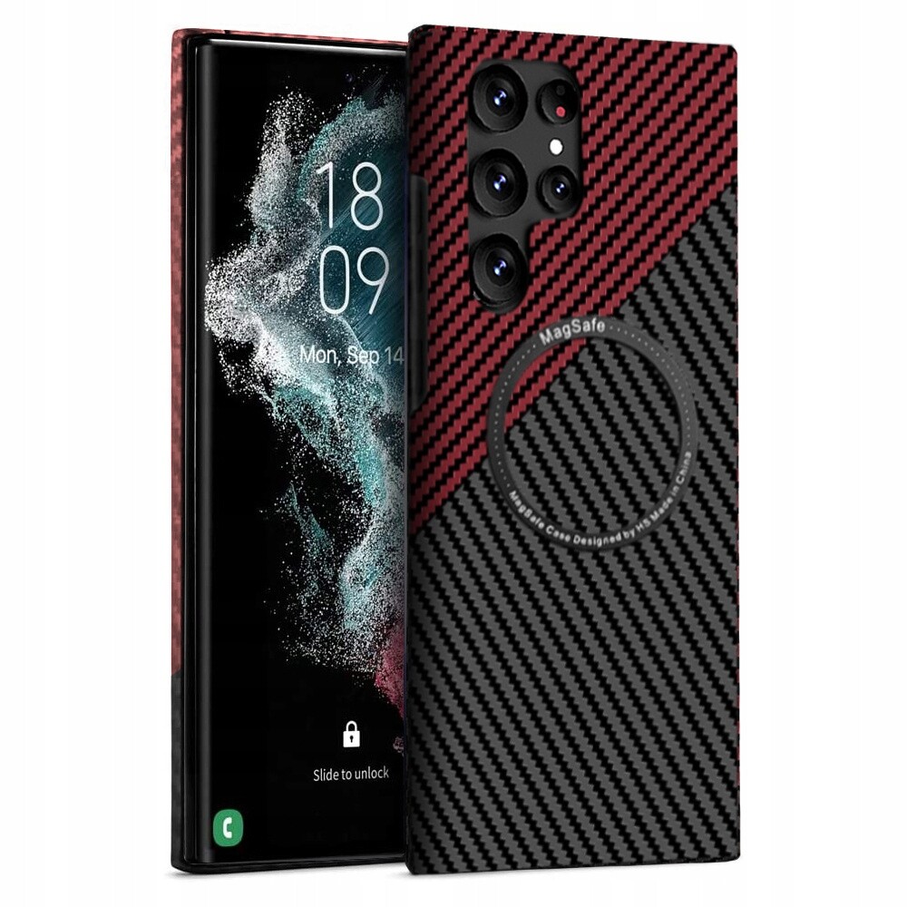 Pouzdro Magnetické pouzdro Kryt pro Galaxy S22 Ultra Obal Zadní Kryt