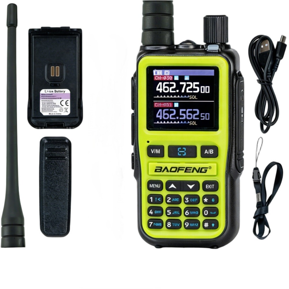 Vysílačka radiostanice Baofeng UV-5R Eu Mini Green Vhf Uhf Pasmo Lot