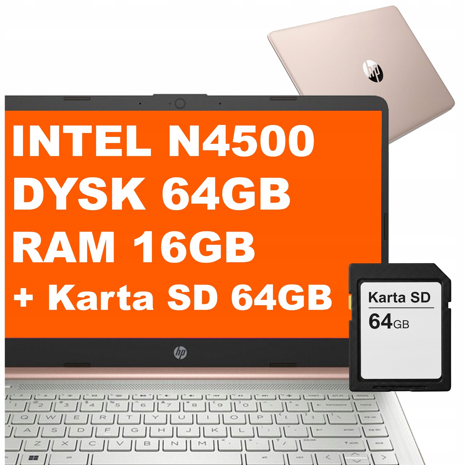 Notebook notebook Hp 14-dq Intel N 16GB 64GB eMMC 64GB Sd Intel Uhd Hd W11