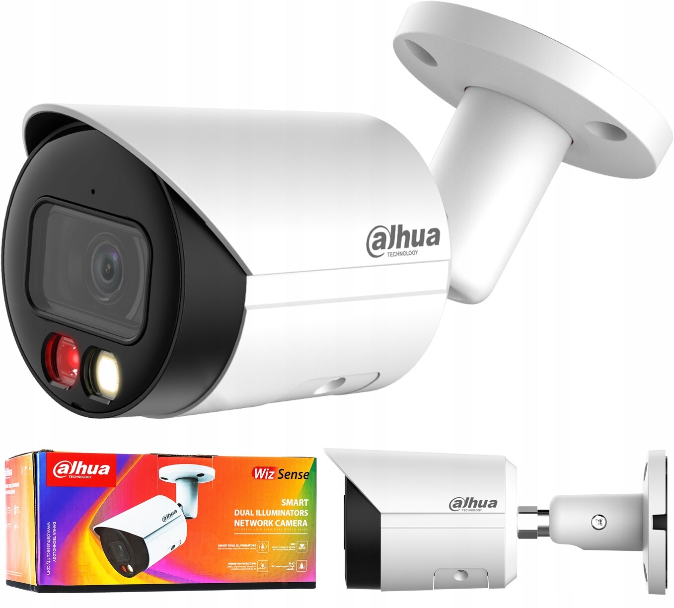 Dahua 4MPx 2K+ Ip kamera IPC-HFW2449S-S-IL-0280B Inteligentní duální osvětlení