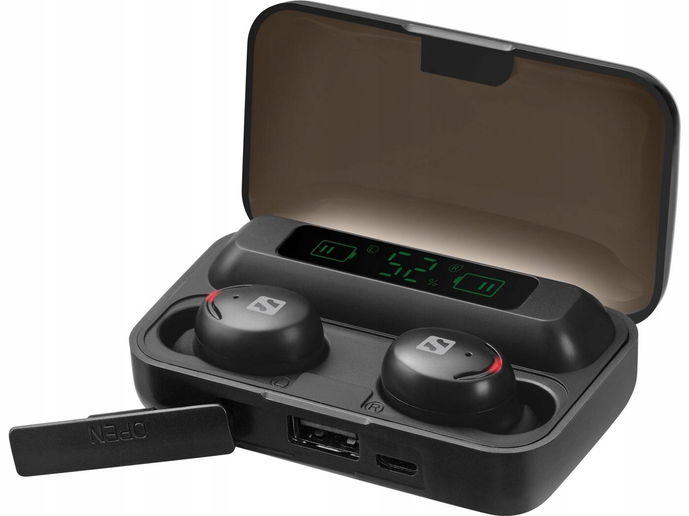 Sandberg Wireless Earbuds Powerbanka