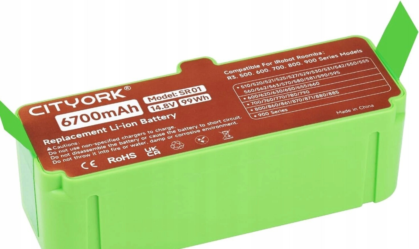 Cityork Akumulátor 6700 mAh pro iRobot Roomba 800/700/600/500