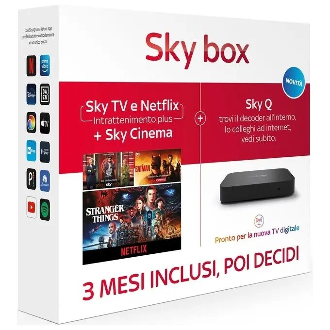 Analogový dekodér Sky Q