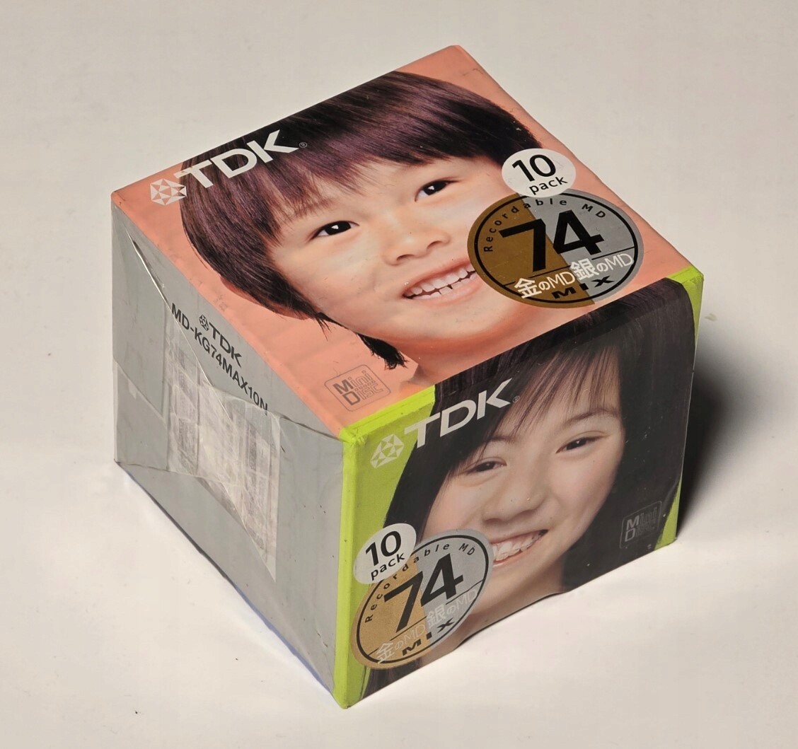 Diskety MiniDisc MD Tdk Mix Gold Silver 74 10 Ks Vyrobené V Japonsku