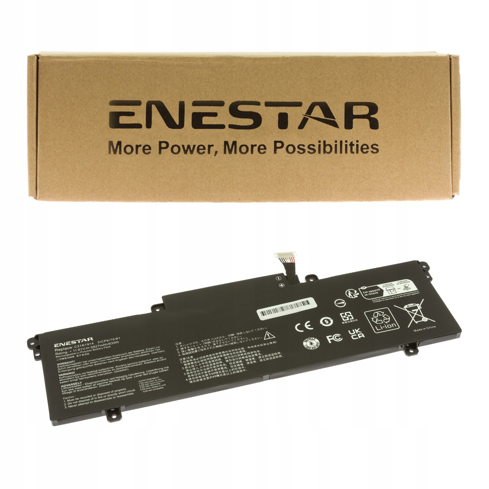 Prémiová baterie pro Asus C31N1914 ZenBook 14 UM425Q UM425QA UX435E UX435EG