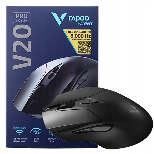 Myš Rapoo V20 Pro 2.4 GHz 26000 Dpi Bezdrátová Myš