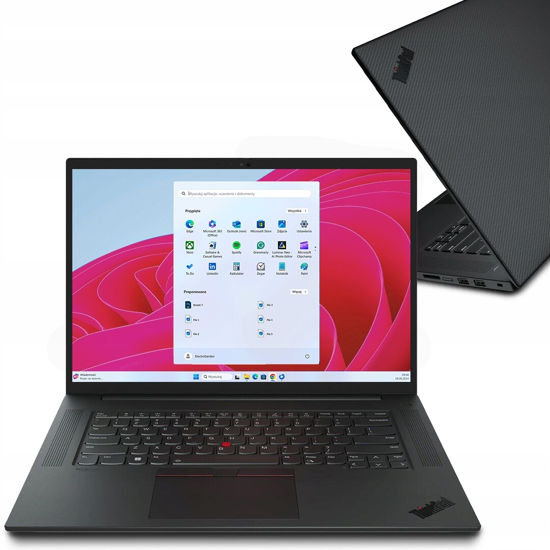 Lenovo ThinkPad P1 G6 i9 32GB DDR5 1TB Ssd Rtx 2000 2K Ips 165Hz W11 16