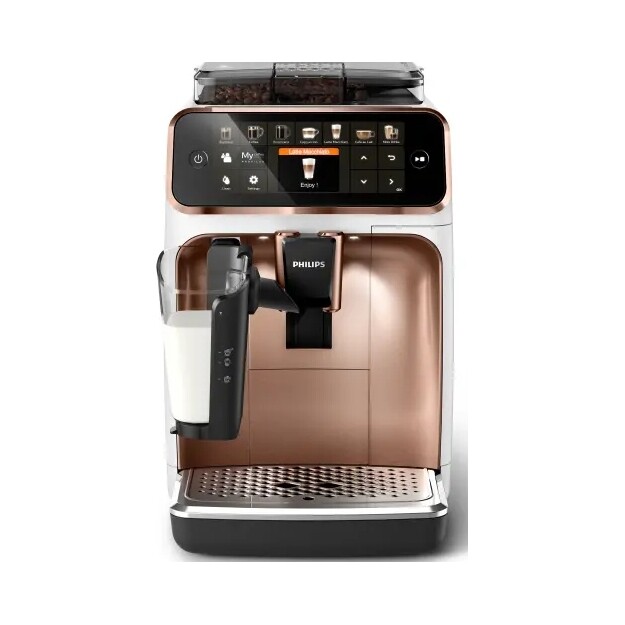 Automatický kávovar Philips LatteGo 5400 bílá měď EP5443/70