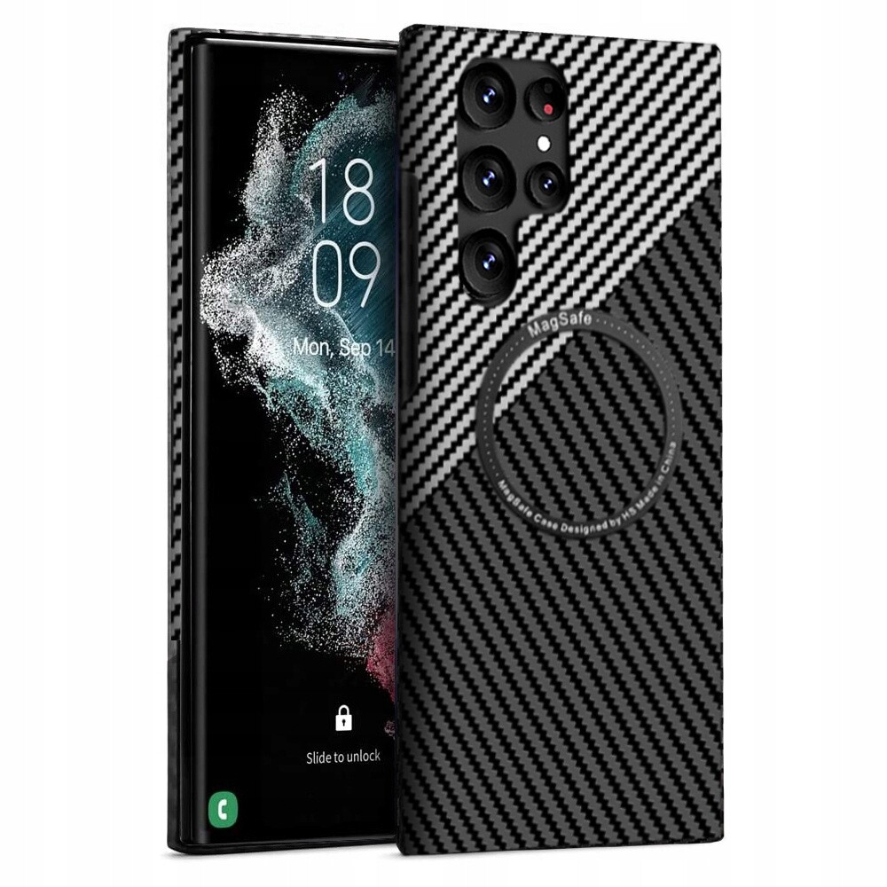 Pouzdro Magnetické pouzdro Kryt pro Galaxy S22 Ultra, Kryt Cover pro MagSafe