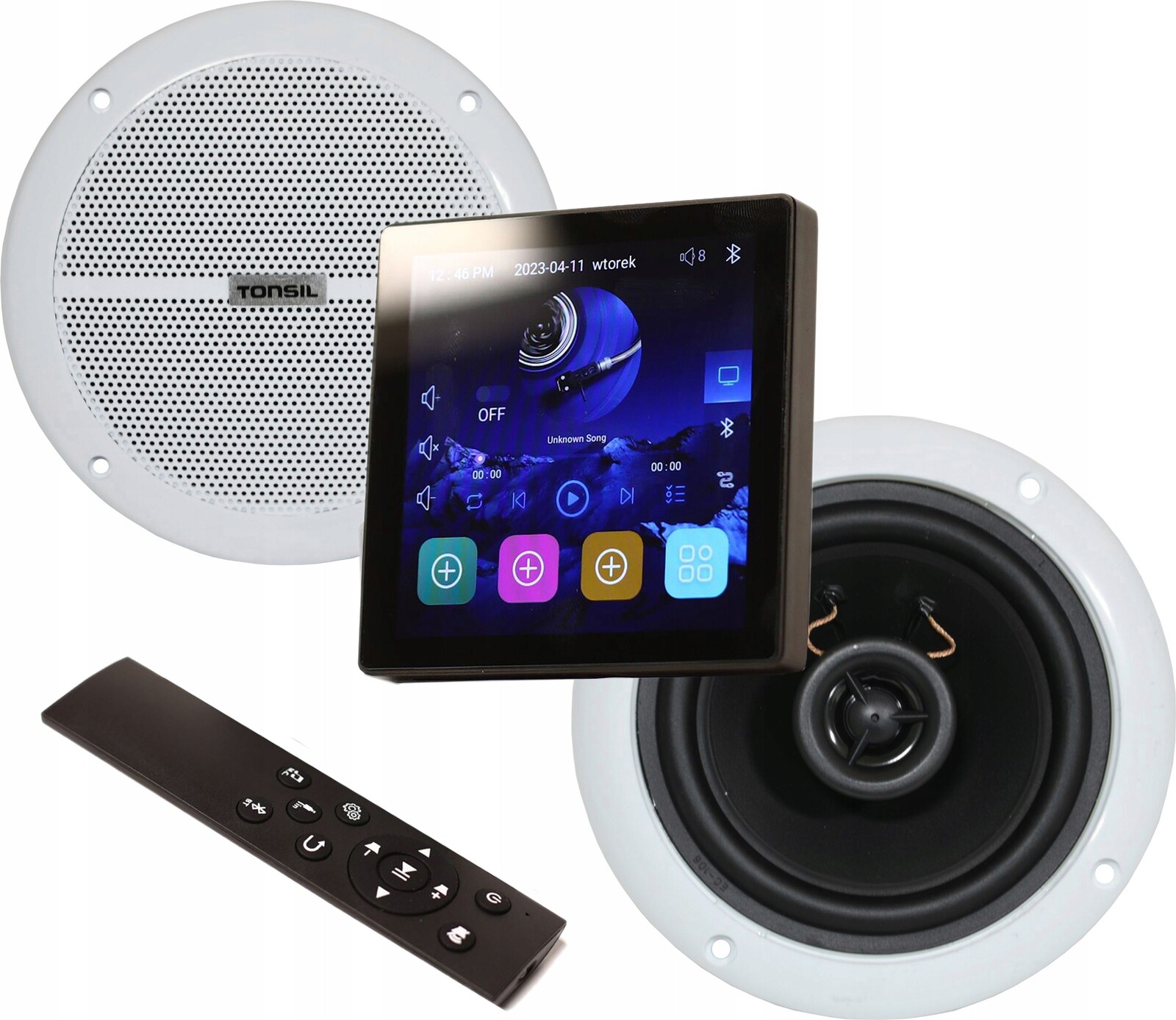 Tonsil Nástěnný přehrávač Android Zesilovač WS-65 2x reproduktor Zgsu 13/2dr