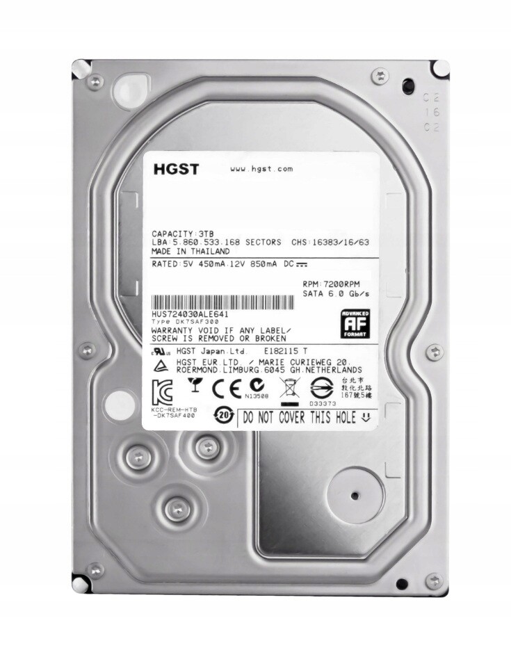 Pevný Disk Hgst HUS724030ALE641 3,5