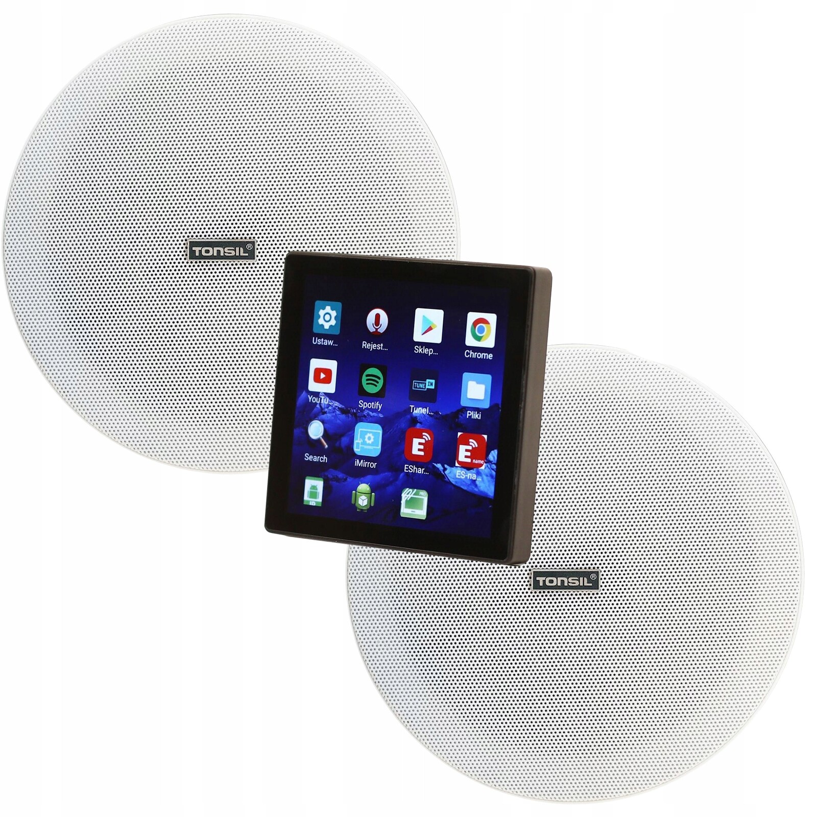 Tonsil Nástěnný přehrávač Android Zesilovač WS-65 2x reproduktor Zgsu 20P