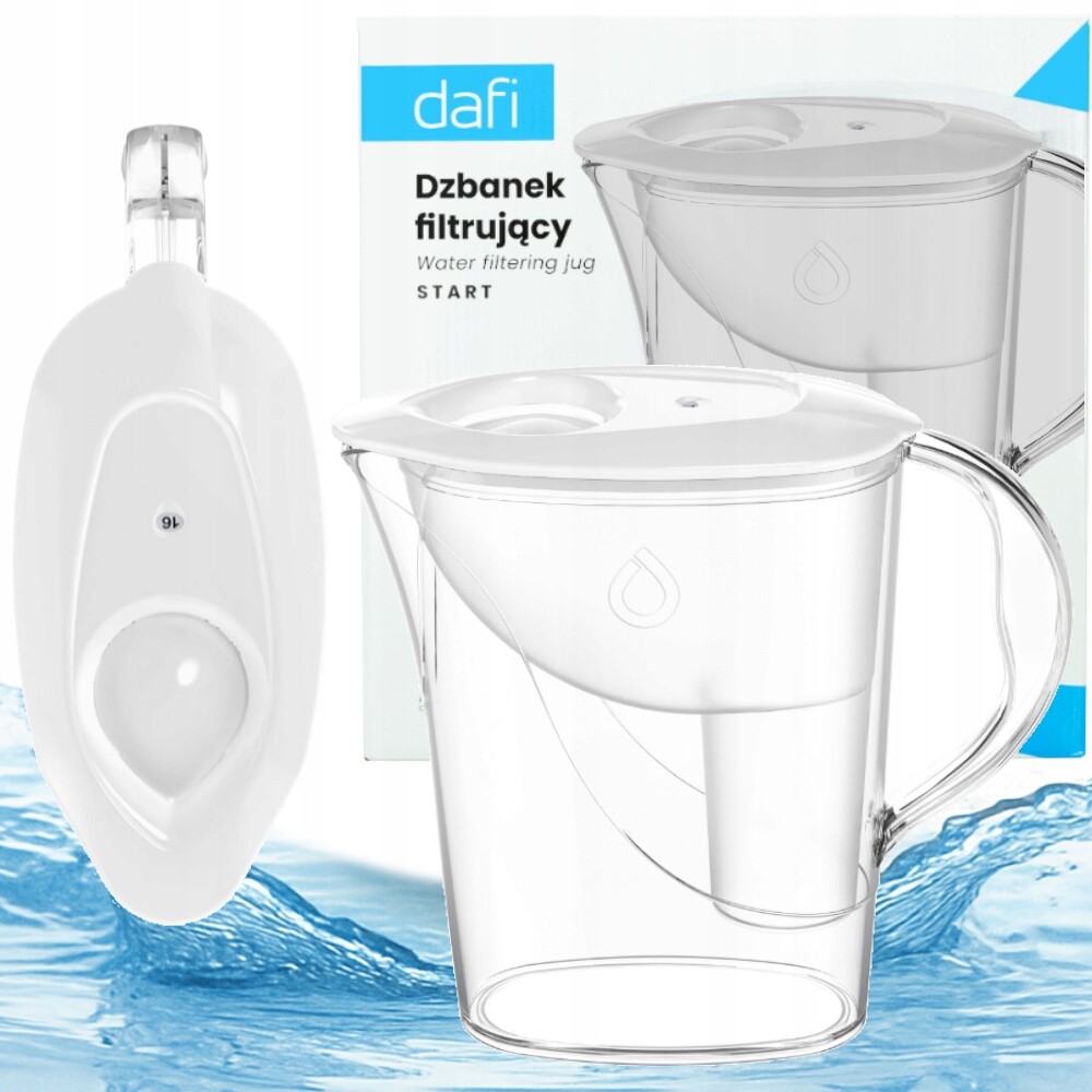 Filtrační konvice na vodu 2,4 l Bílá Dafi Start Classic
