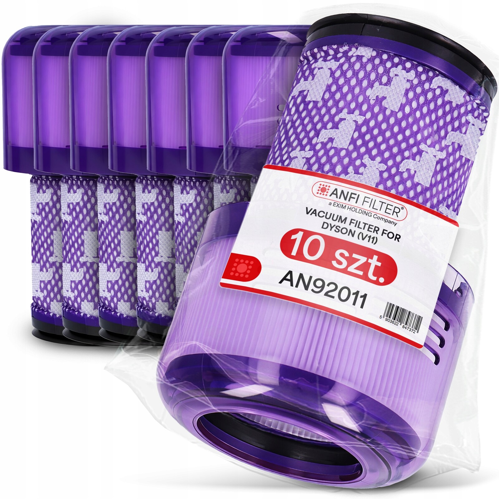 10 x Vzduchový Filtr Pro Vysavač Dyson V11 Absolute Pro Animal SV14 Em-p