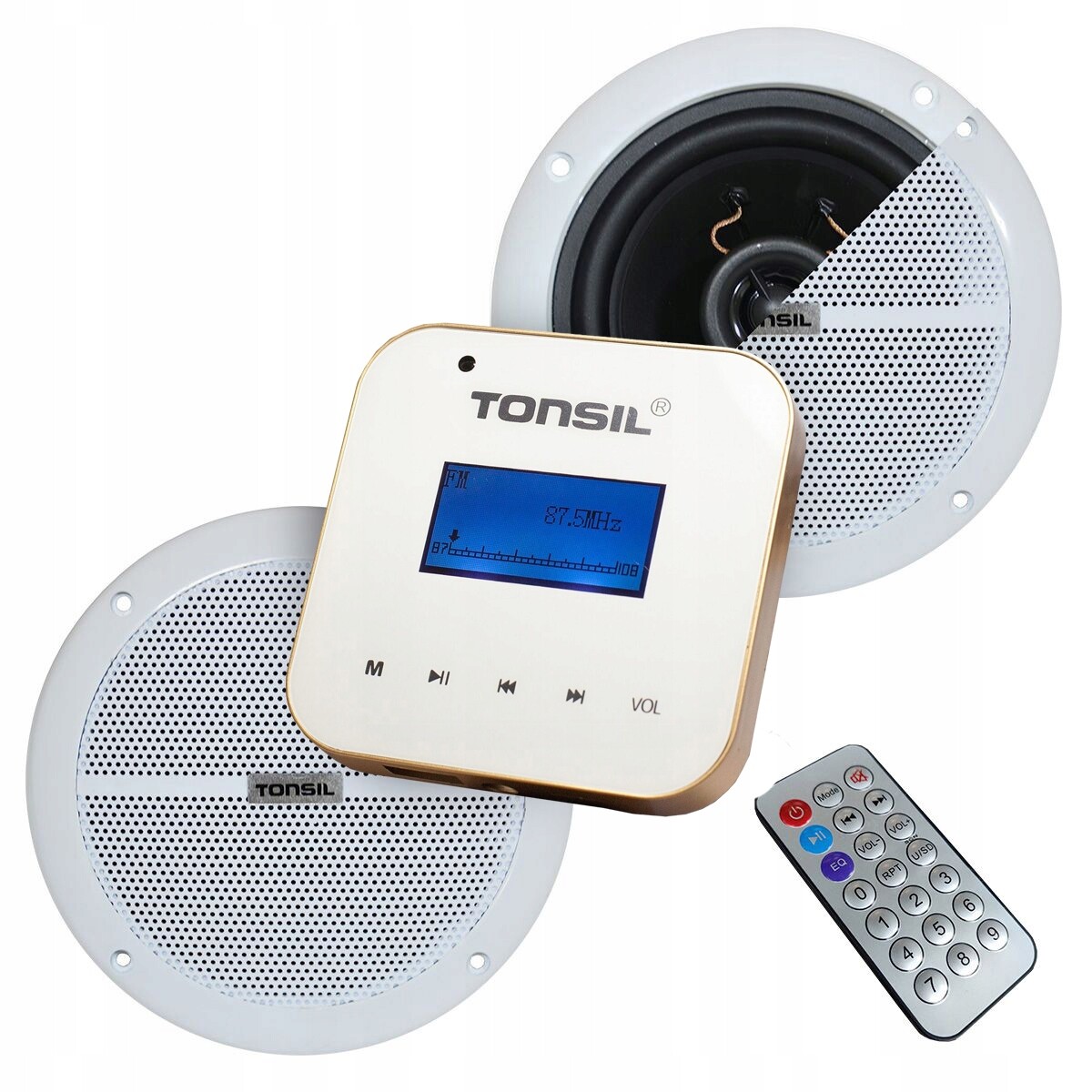 Tonsil Nástěnný přehrávač Zesilovač WS-30 2x Stropní reproduktor Zgsu 13/2