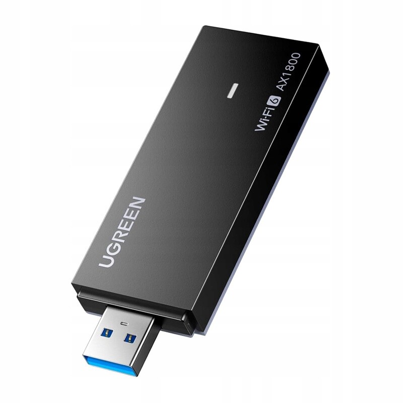 Usb síťová karta Ugreen CM499, Wi-Fi 6, 1800 Mb/s, 2.4 5 GHz (černá)