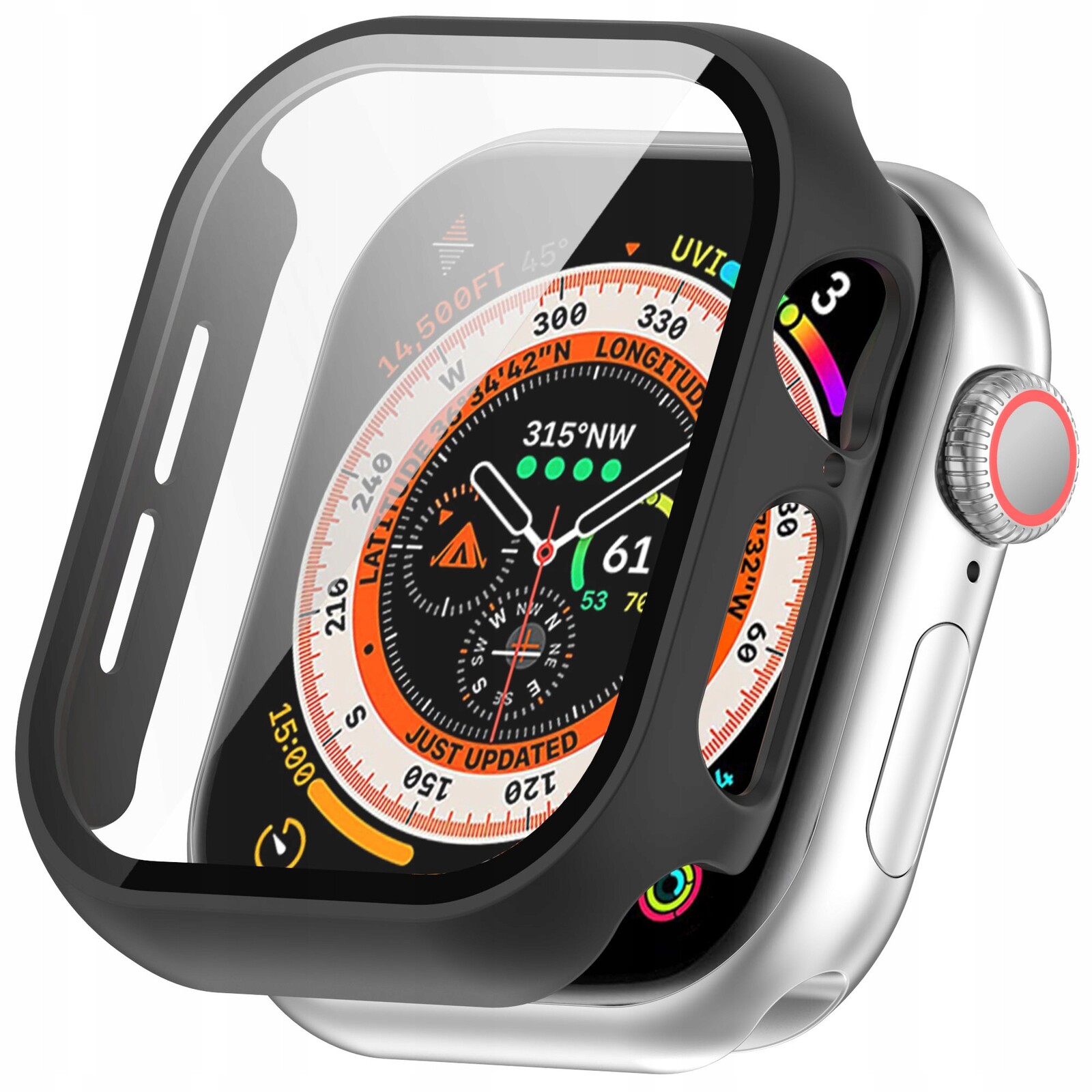 Pouzdro Pouzdro pro chytré hodinky Apple Watch44 Sklo