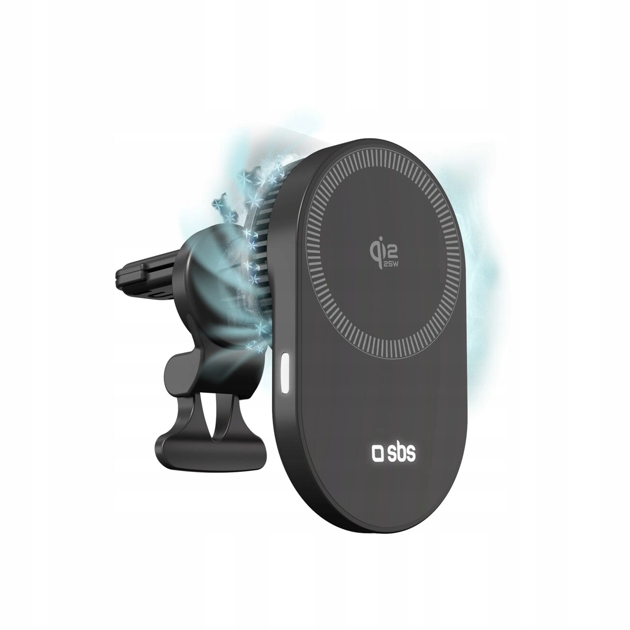 Magnetický držák Sbs s bezdrátovou nabíječkou Qi2.2 25W s chlazením