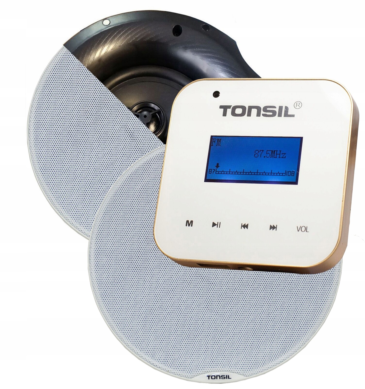 Tonsil Nástěnný přehrávač Zesilovač WS-30 2x Stropní reproduktor Zgsu 205S