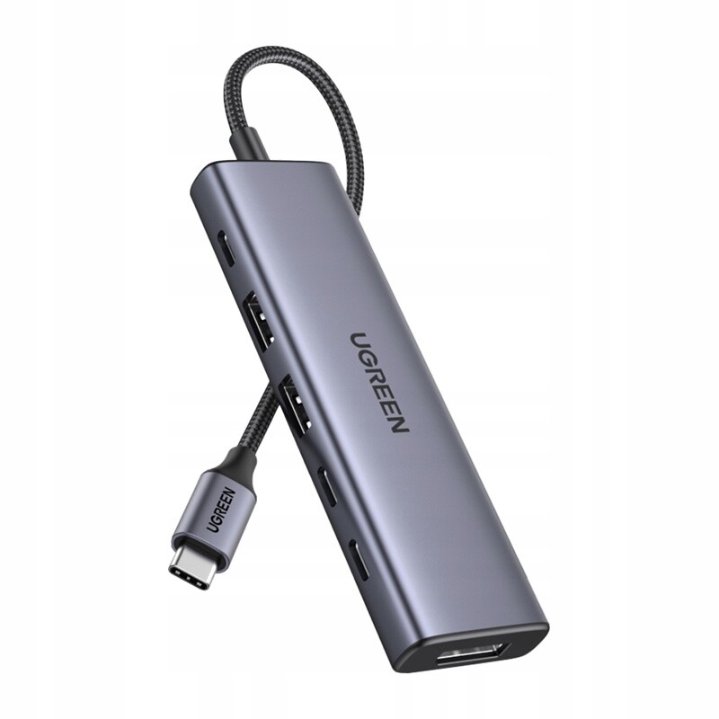 Usb-c hub adaptér 6v1 Ugreen CM511 Usb-c na 2x Usb, DisplayPort 4K 60Hz,
