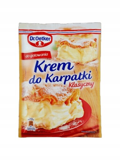 Dr. Oetker Klasický krém na karpatku 240 g
